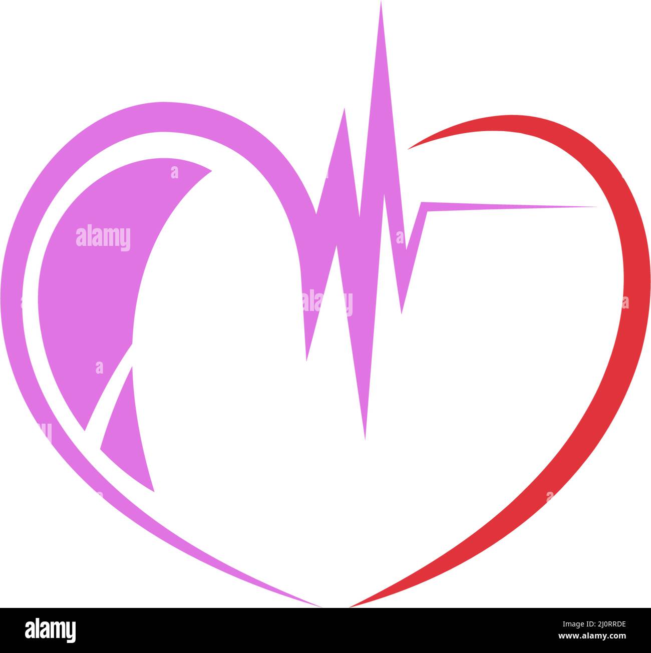 Heart Care logo icon design illustration vector template Stock Vector ...