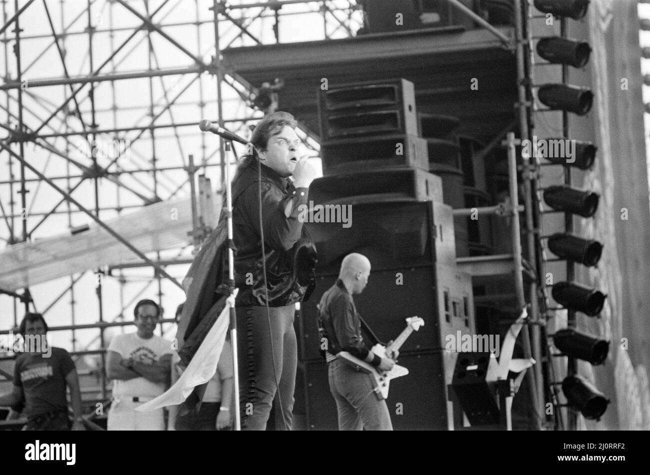 Meatloaf performing at Monsters of Rock festival at Castle Donington
