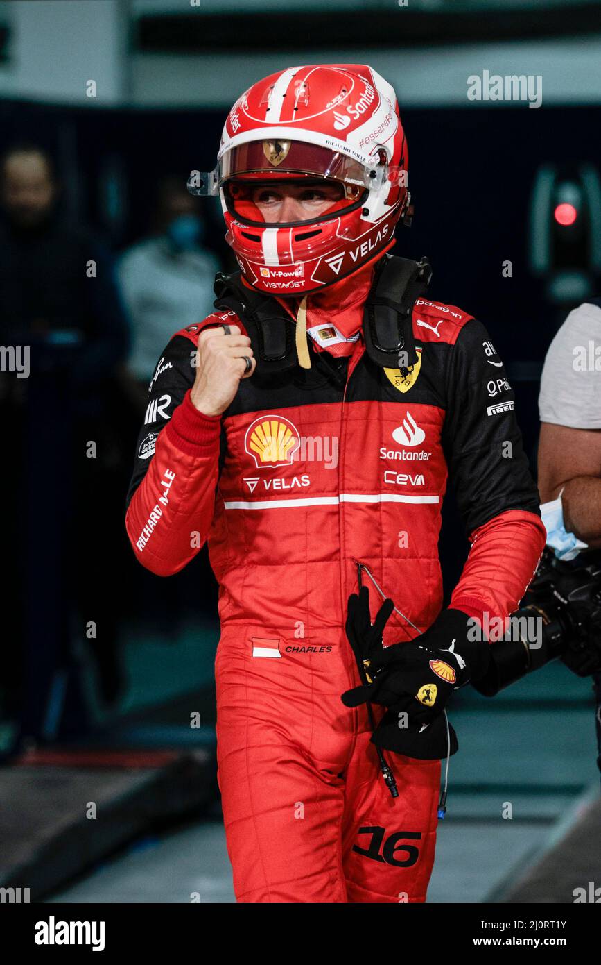 Sakhir, Bahrain. 20th Mar, 2022. LECLERC Charles (mco), Scuderia