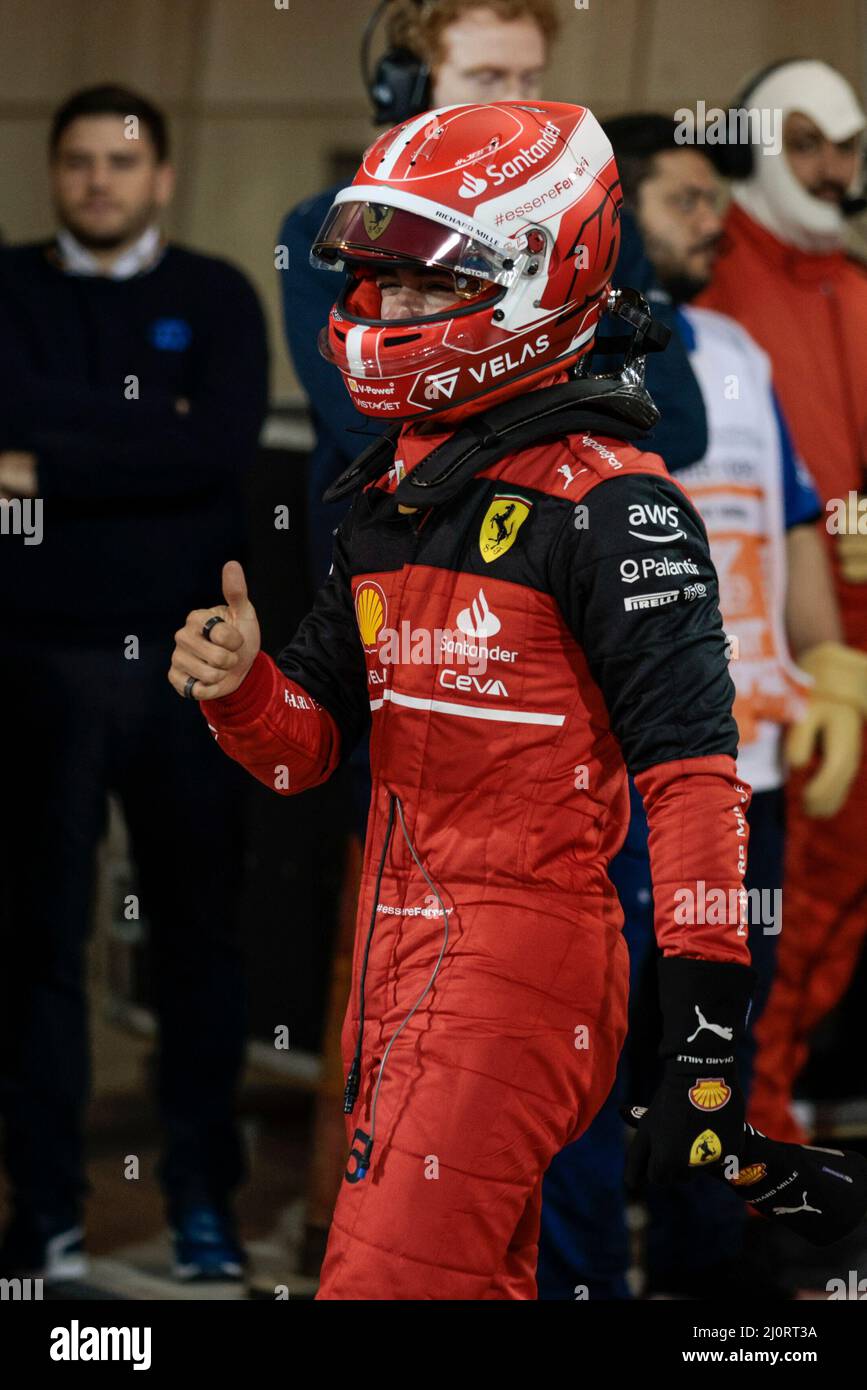 Sakhir, Bahrain. 20th Mar, 2022. LECLERC Charles (mco), Scuderia