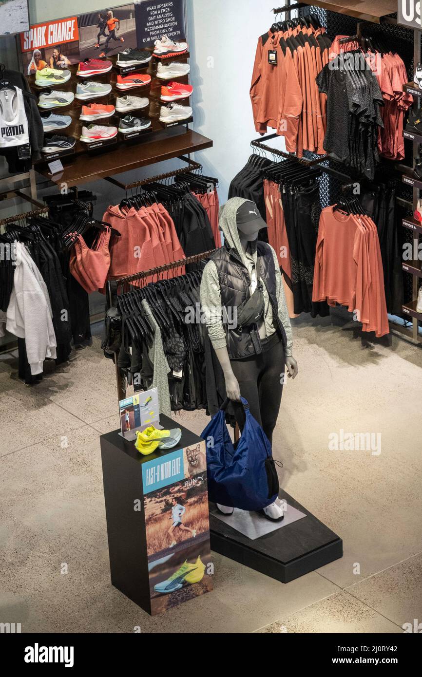 Puma Flagship Store on Fifth Avenue, New York City, USA Stock Photo - Alamy