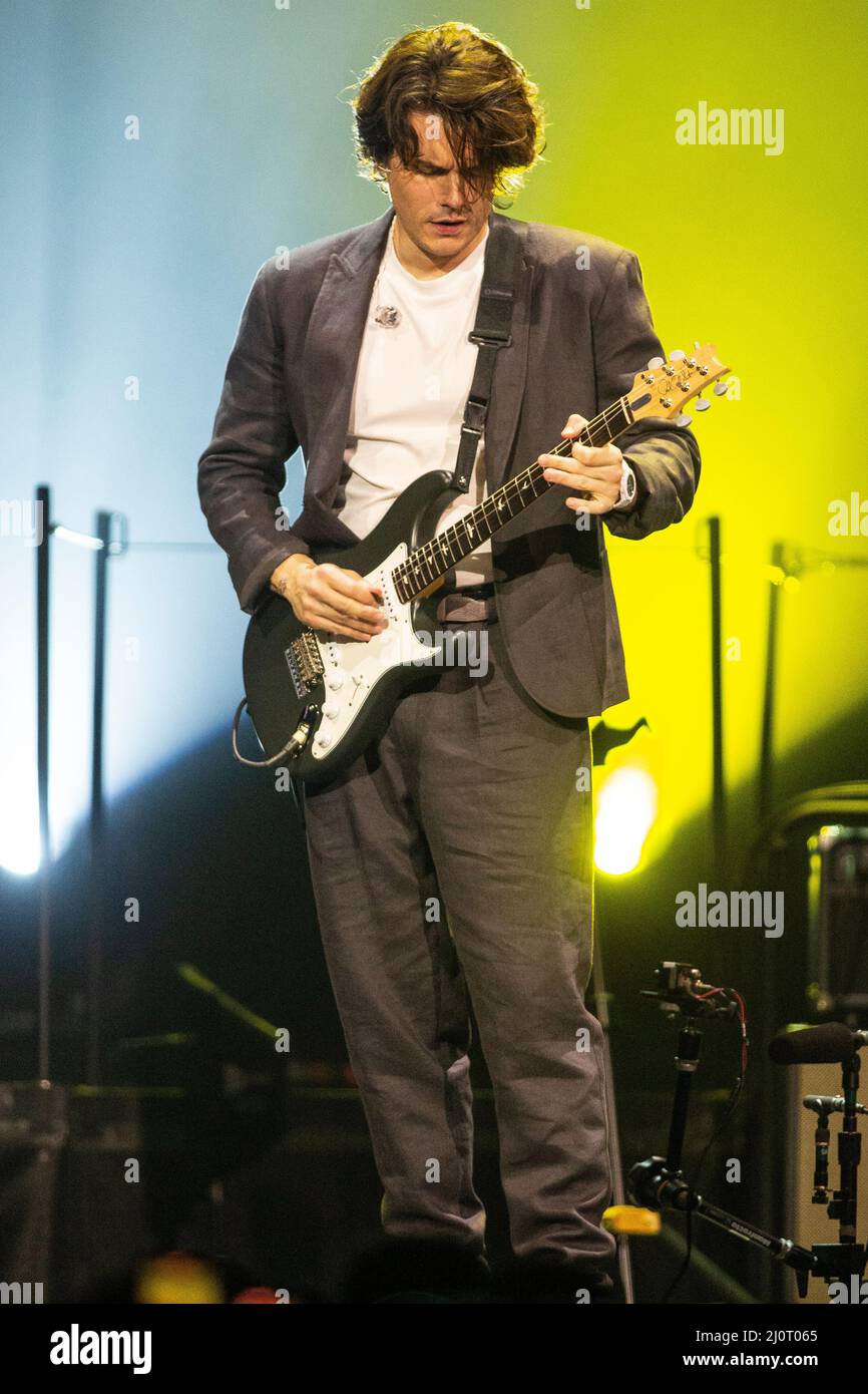 San Francisco, USA. 19th Mar, 2022. John Mayer continues the Sob Rock tour  performing at Chase Center on March 18, 2022 in San Francisco, California.  Photo: Chris Victorio/imageSPACE Credit: Imagespace/Alamy Live News