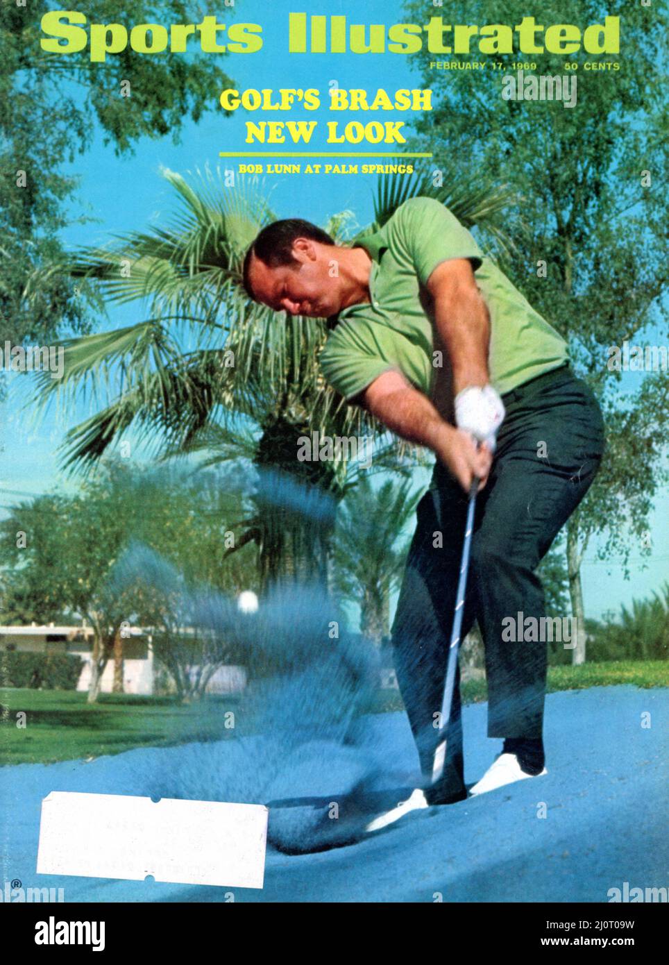 Vintage 17 February 1969 'Sports Illustrated' Magazine Cover, USA Stock Photo
