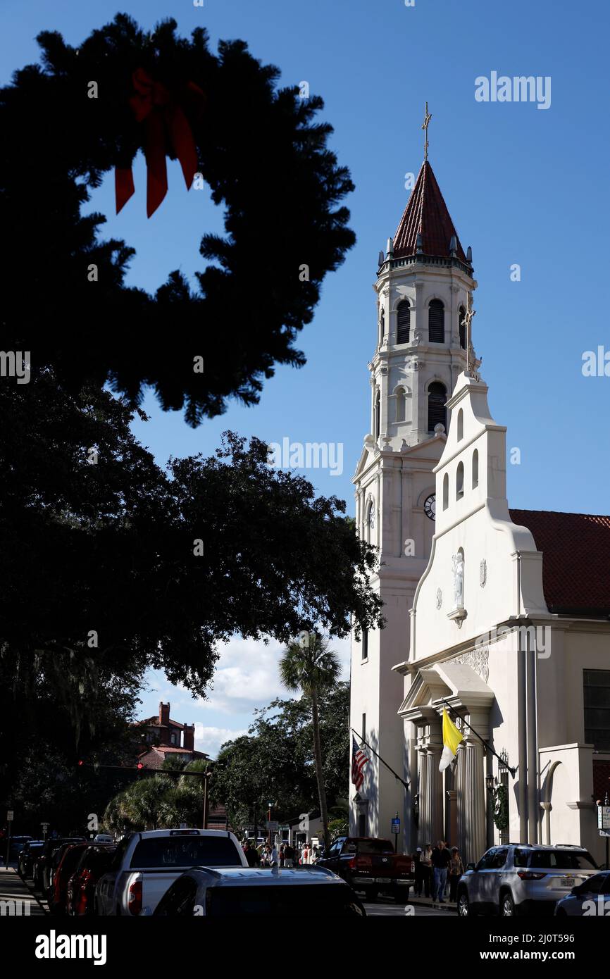 Cathedral Basilica of St. Augustine in St.Augustine.Florida.USA Stock Photo Alamy