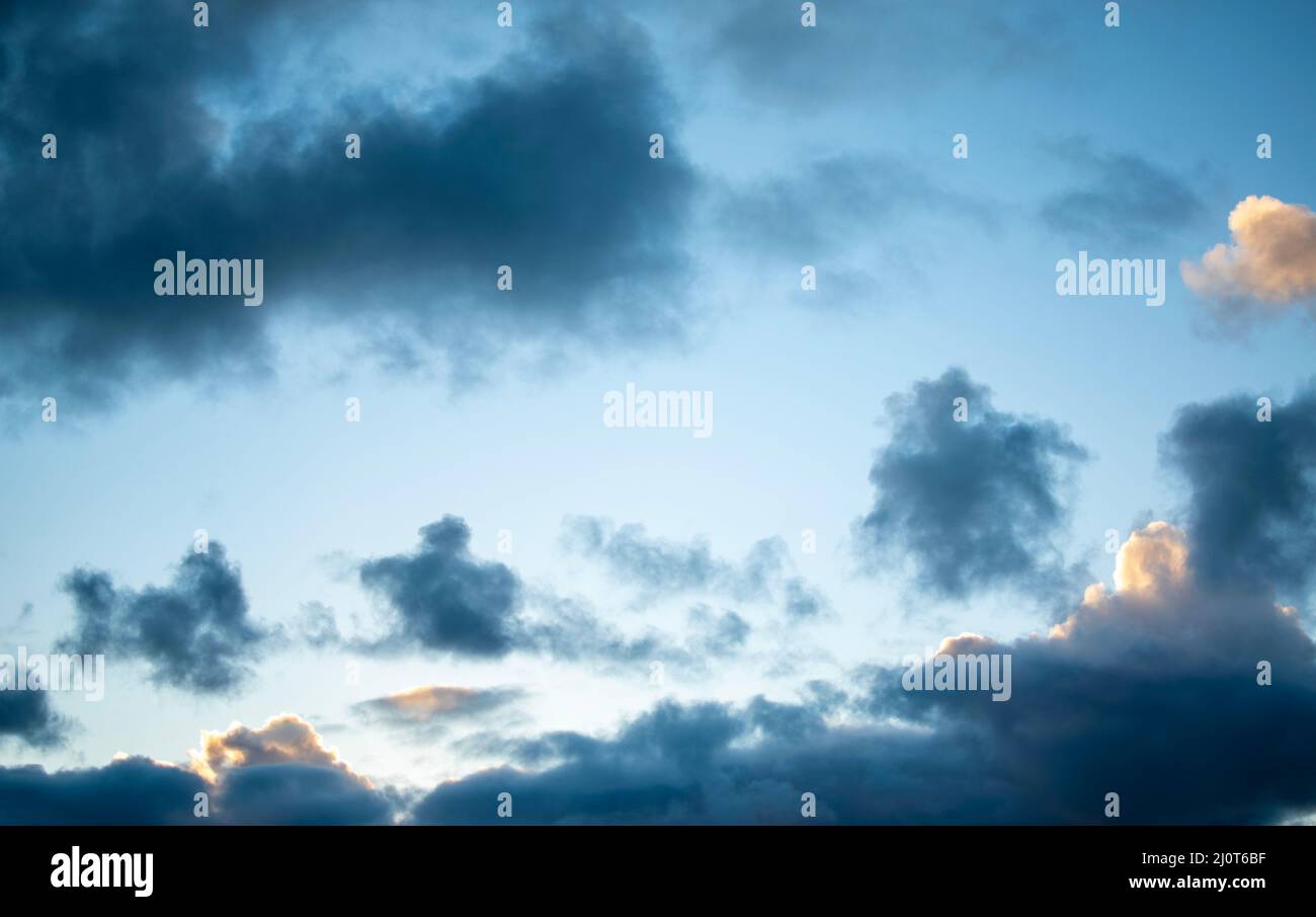 Beautiful blue sky and clouds natural background Stock Photo - Alamy