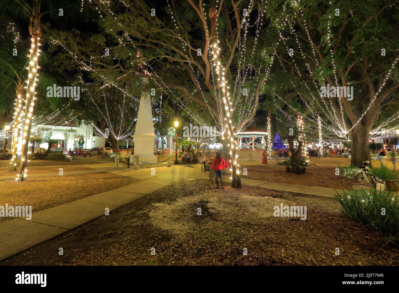 Nights of Lights holiday lights display in Plaza de la Constitucion.St