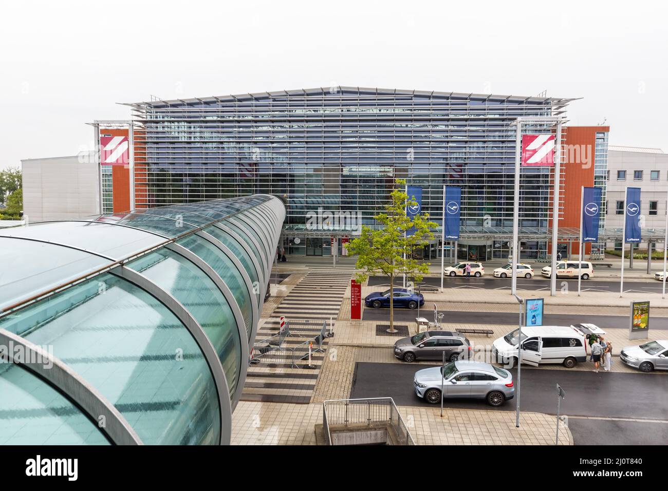 Dresden Airport DRS Terminal in Germany Stock Photo