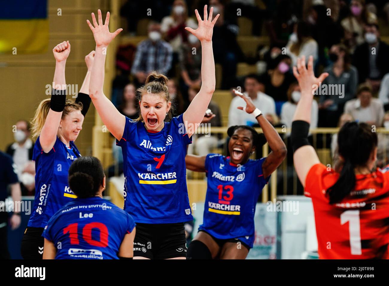 Wiesbaden, Germany. 20th Mar, 2022. Volleyball, Women: DVV Cup, MTV ...