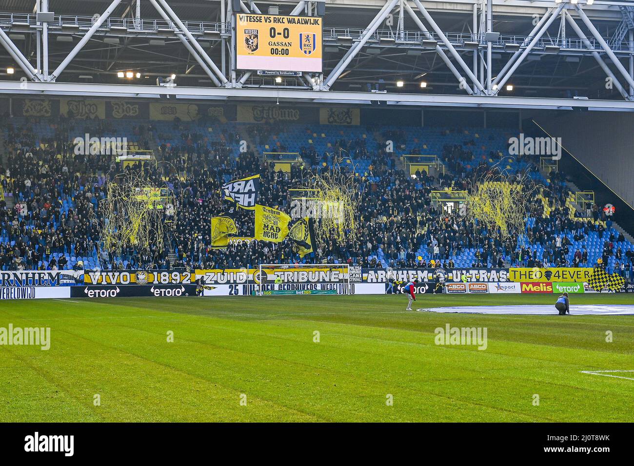 ARNHEM, 20-03-2022, GelreDome, Dutch Eredivisie Football, season 2021 / ...