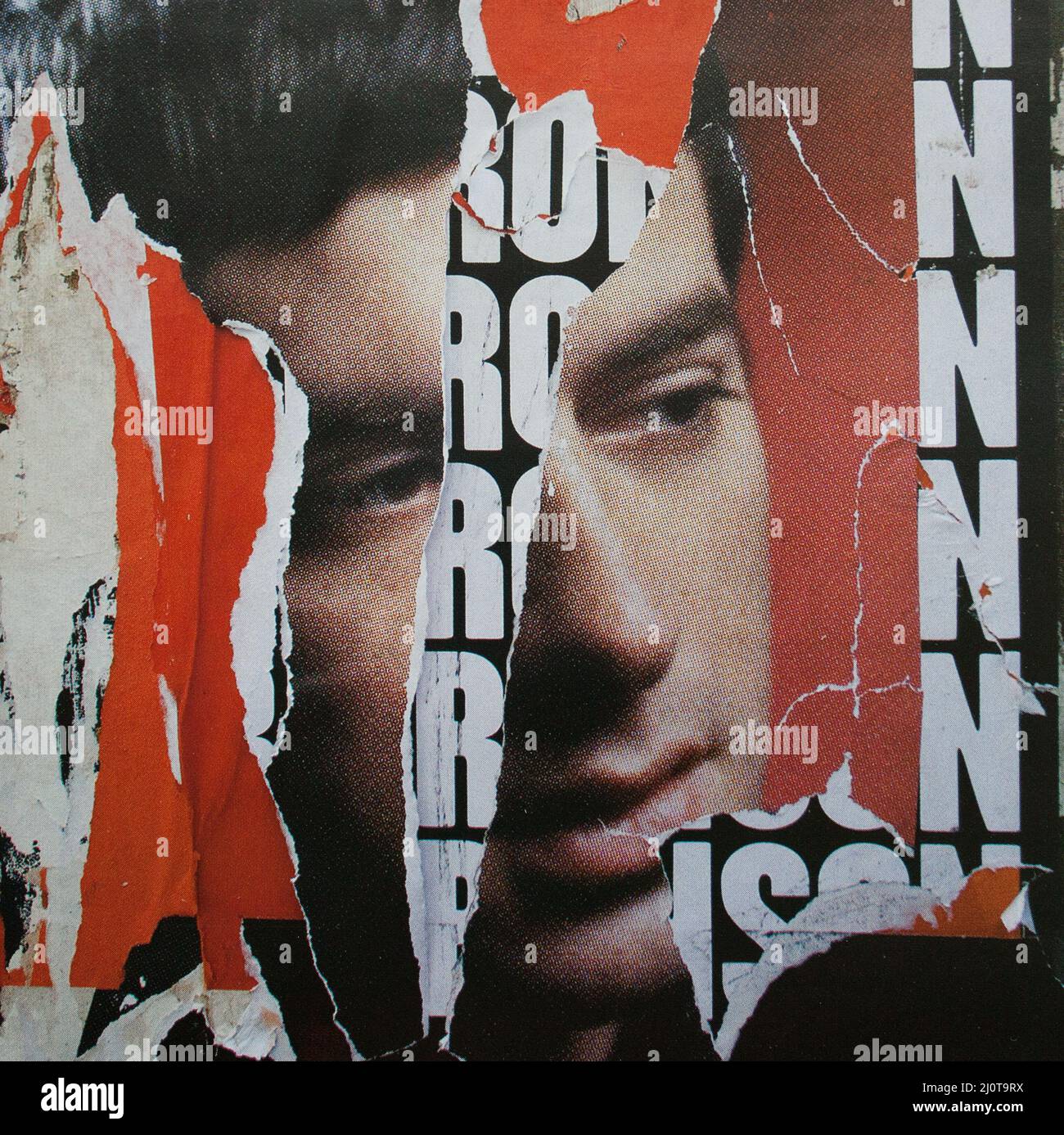 The CD Album Cover to Version by Mark Ronson Stock Photo
