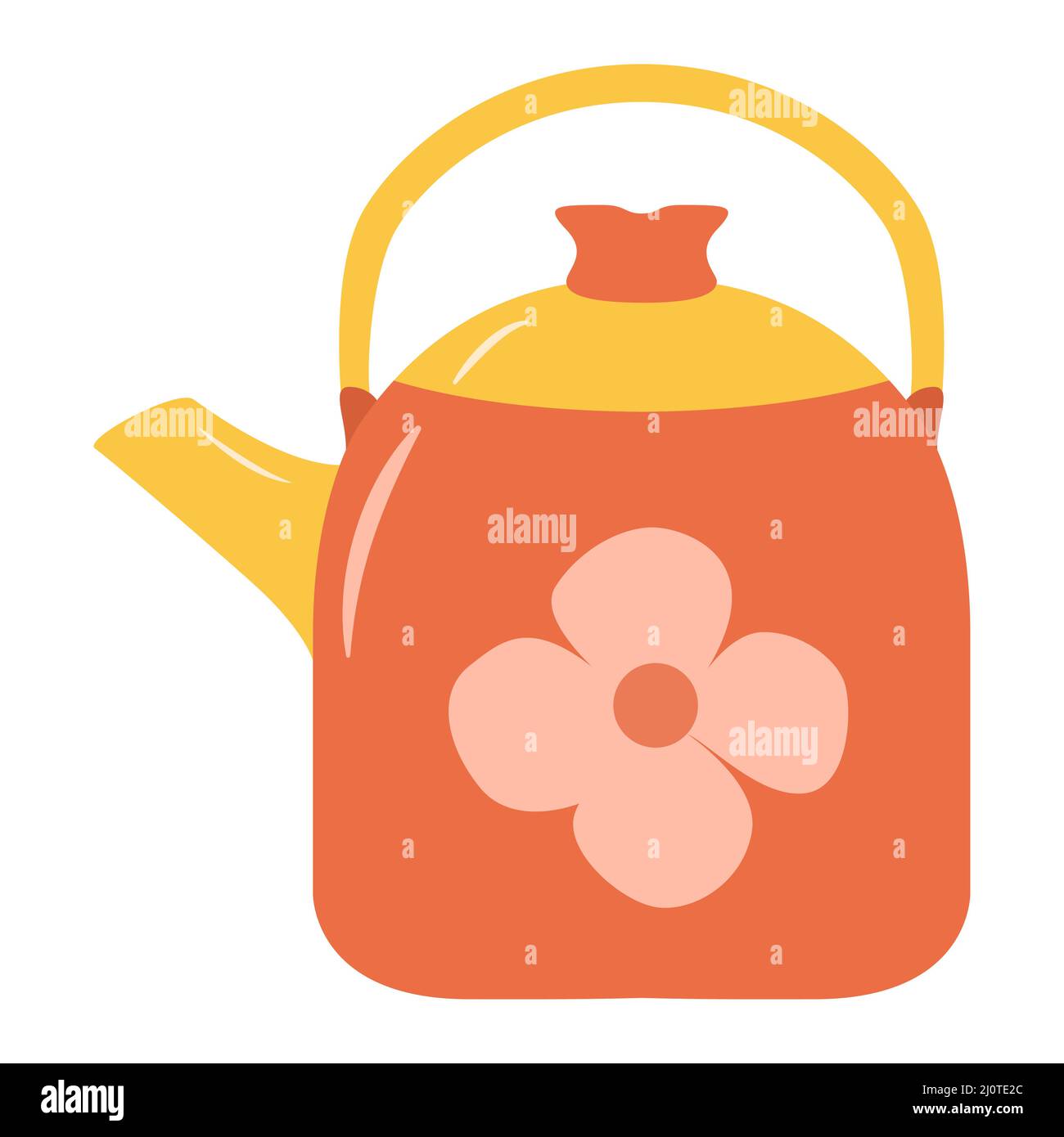 Isolated on white background.Vector flat illustration. Stock Vector