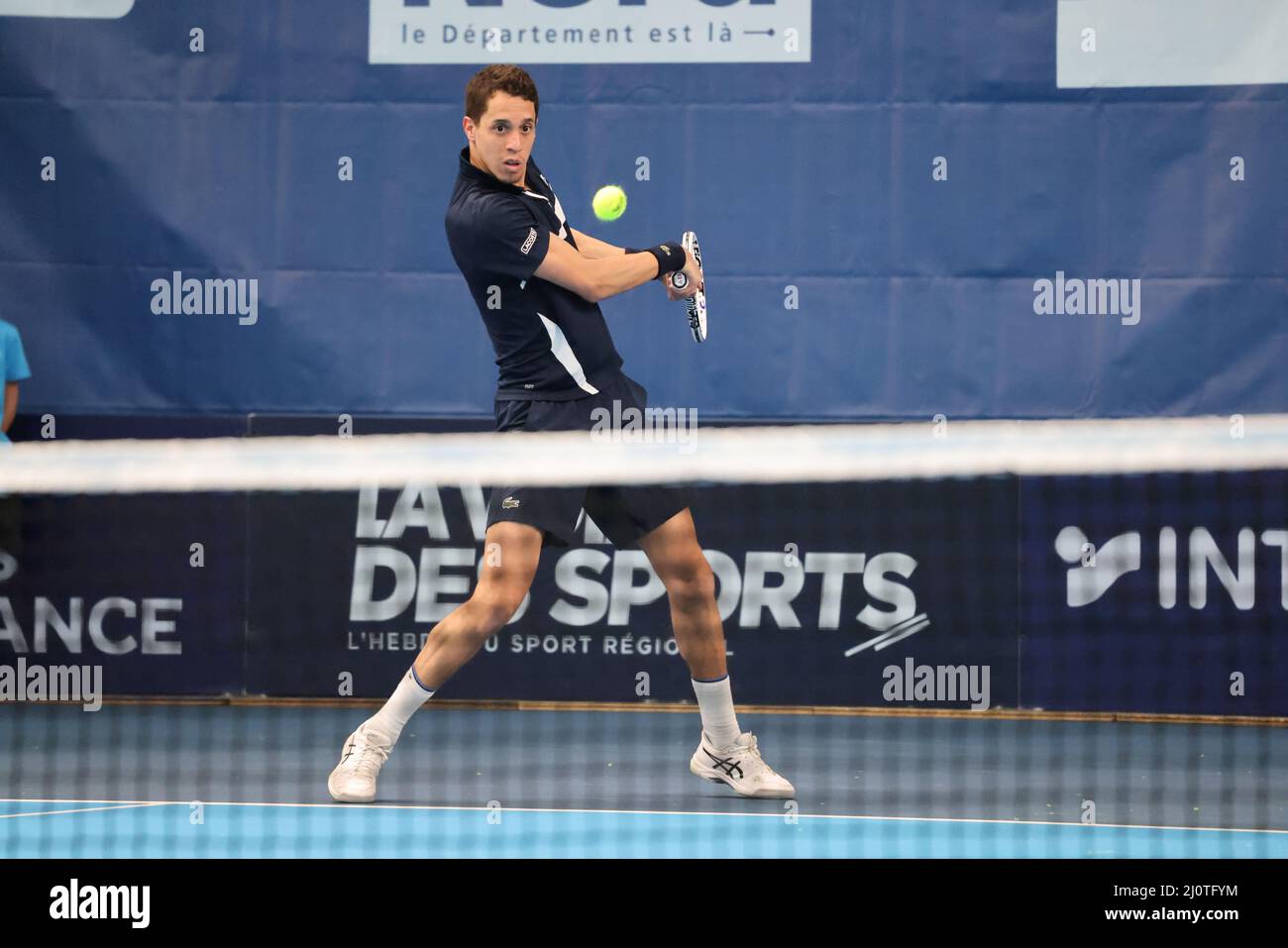 Tristan Lamasine during the Play In Challenger 2022, ATP Challenger Tour  tennis tournament on March 20,