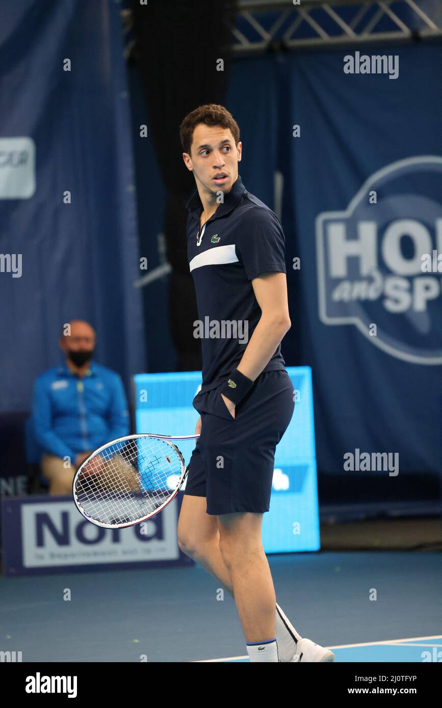 tristan Lamasine during the Play In Challenger 2022, ATP Challenger Tour  tennis tournament on March 20,