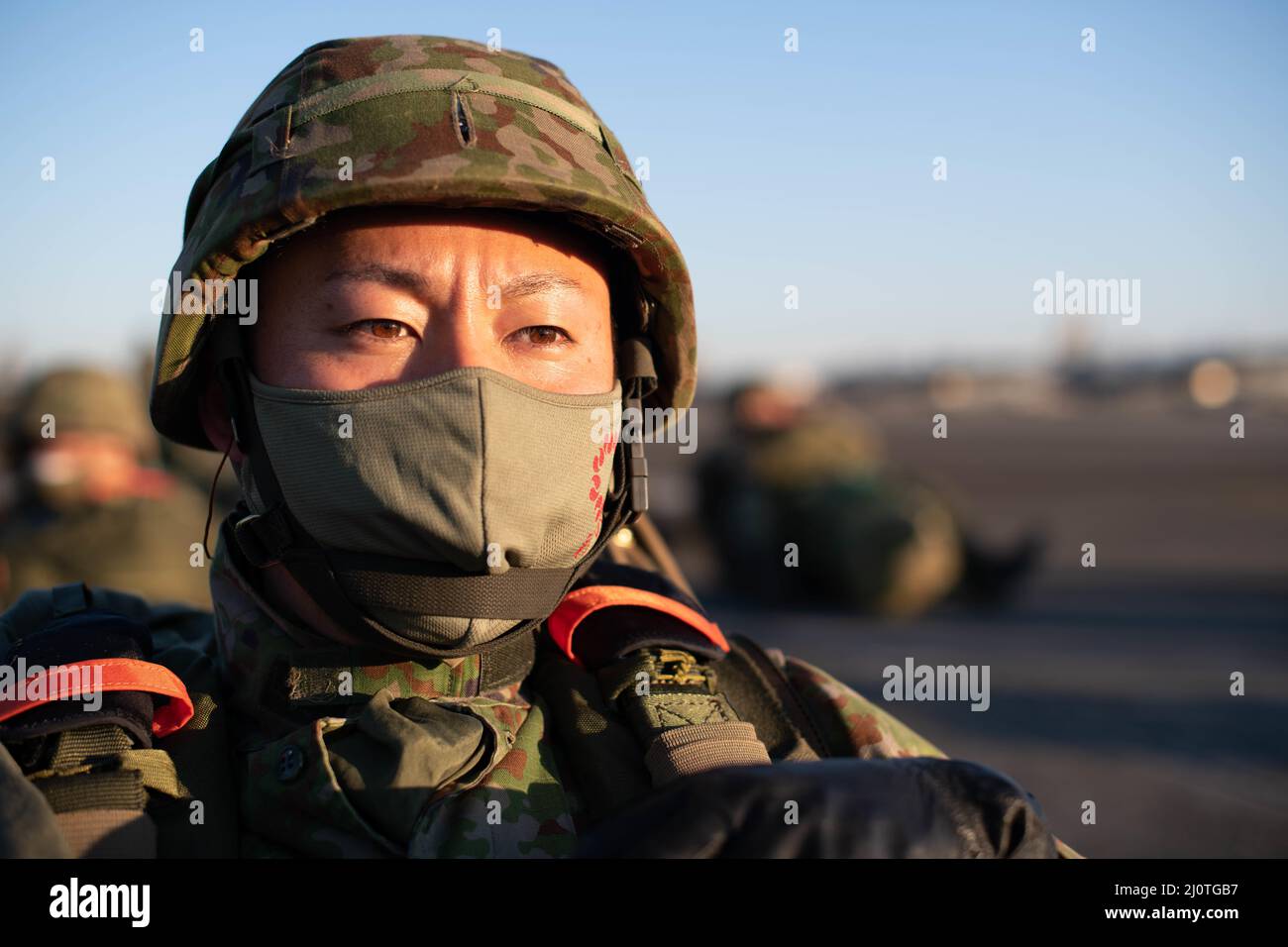 The japanese self defense force has one airborne brigade hi-res
