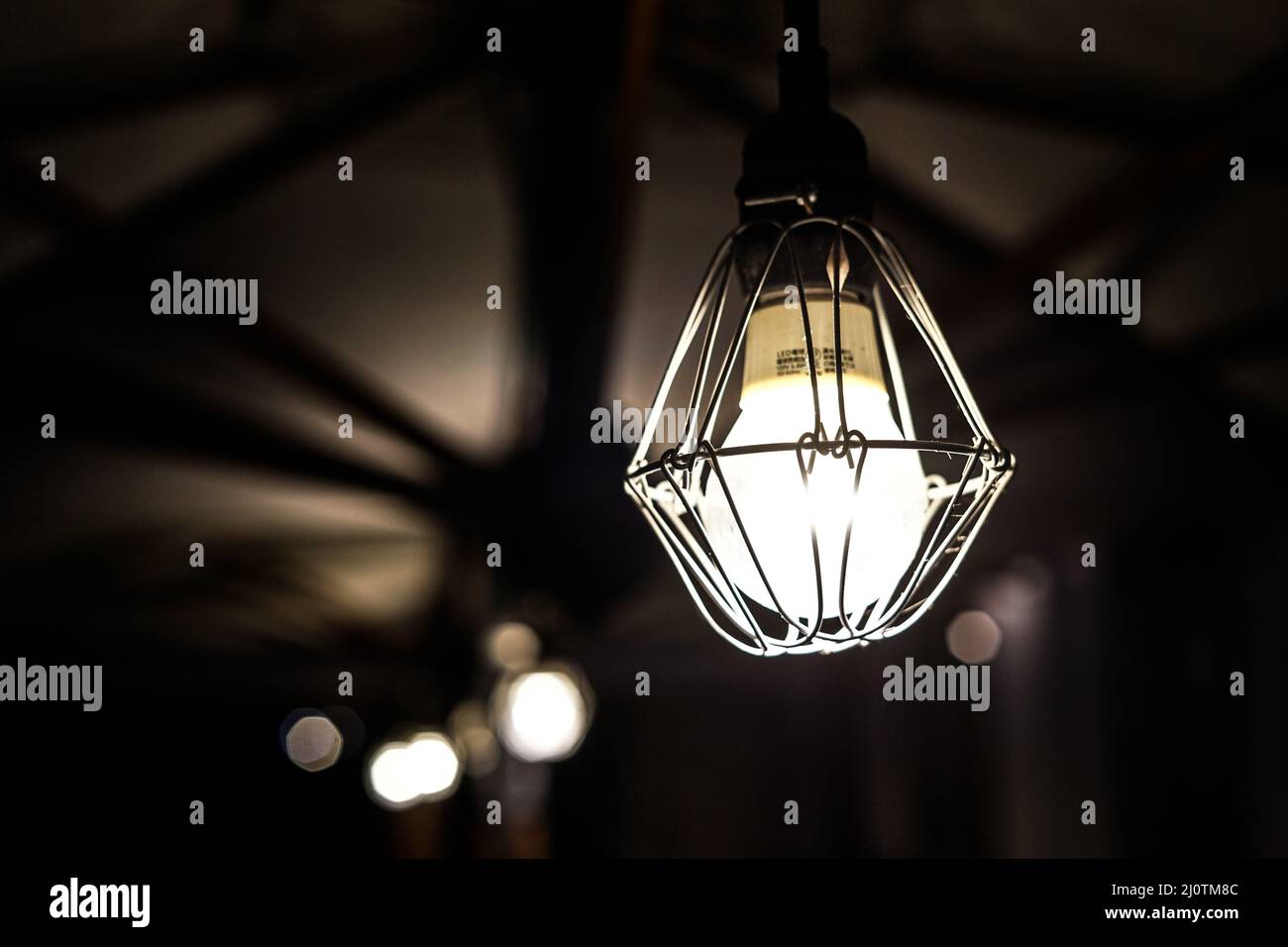 Image of stylish lighting fixtures Stock Photo