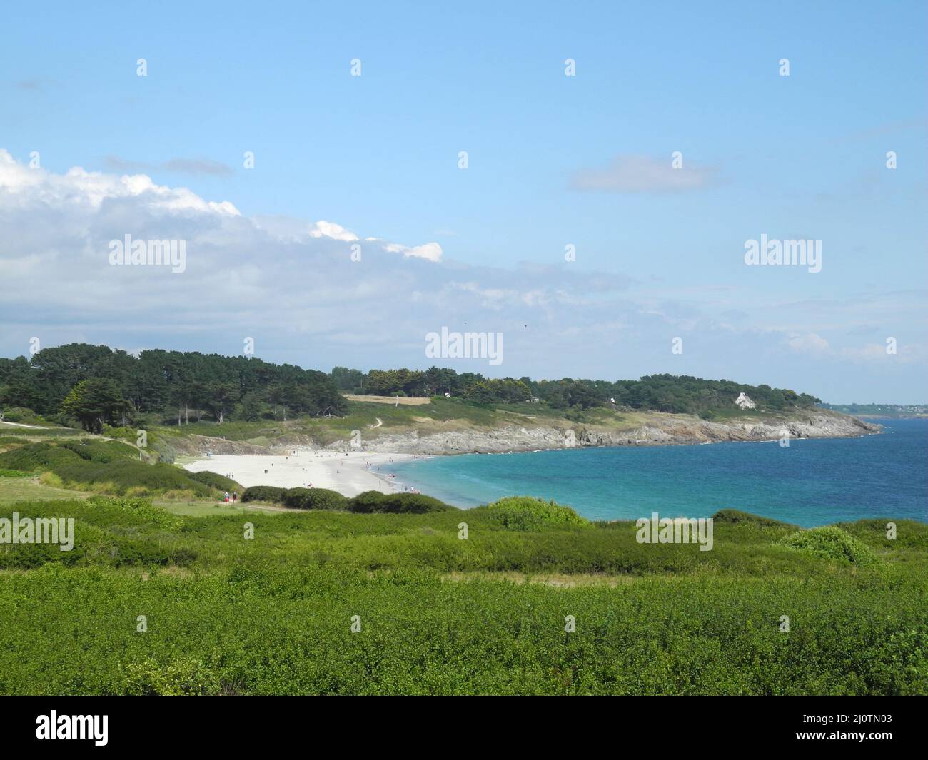 Raguenes Beach, Brittany Stock Photo