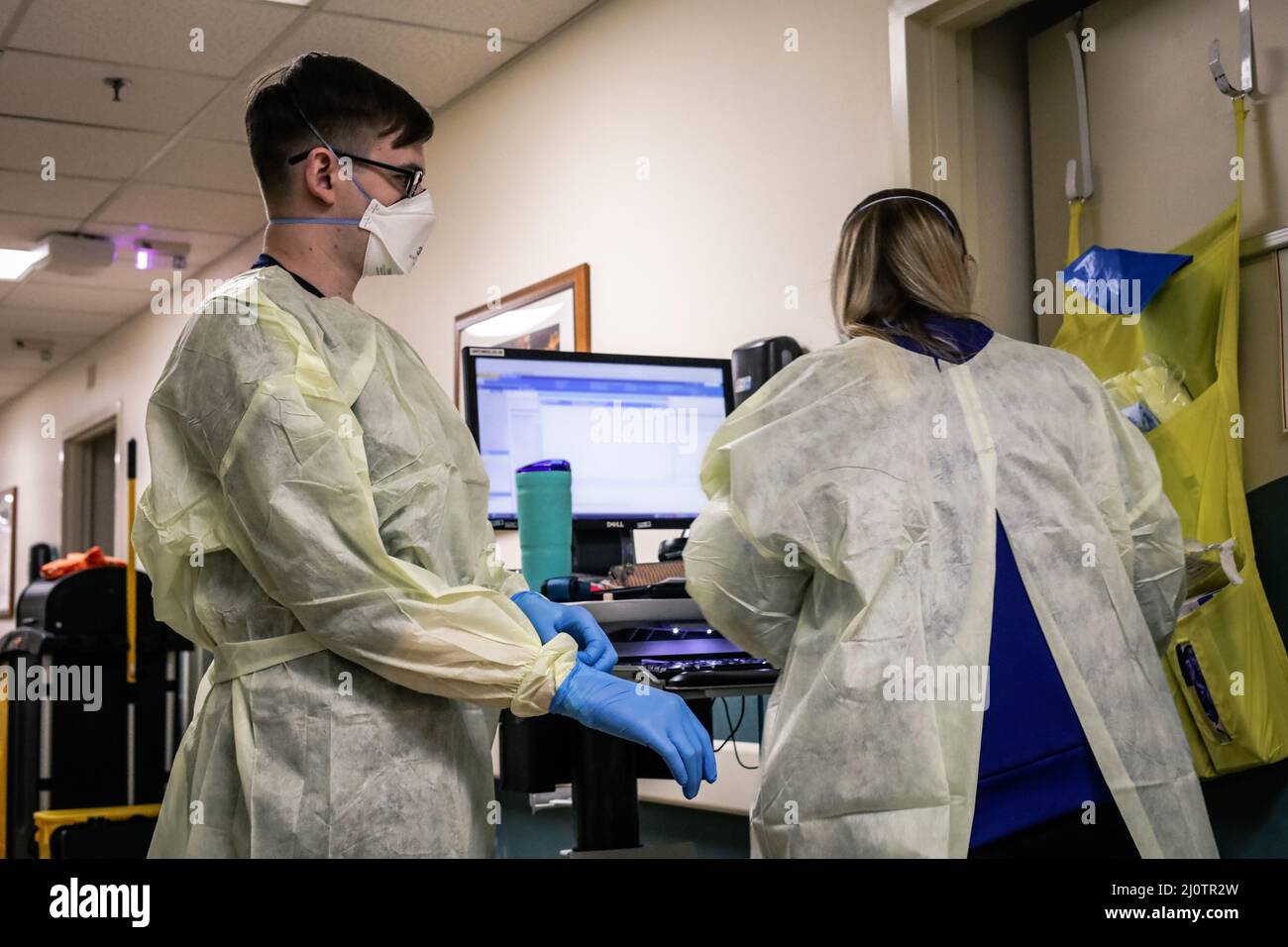 AMARILLO, Texas. U.S. Army Sgt. Tyler Bardo, a practical nurse