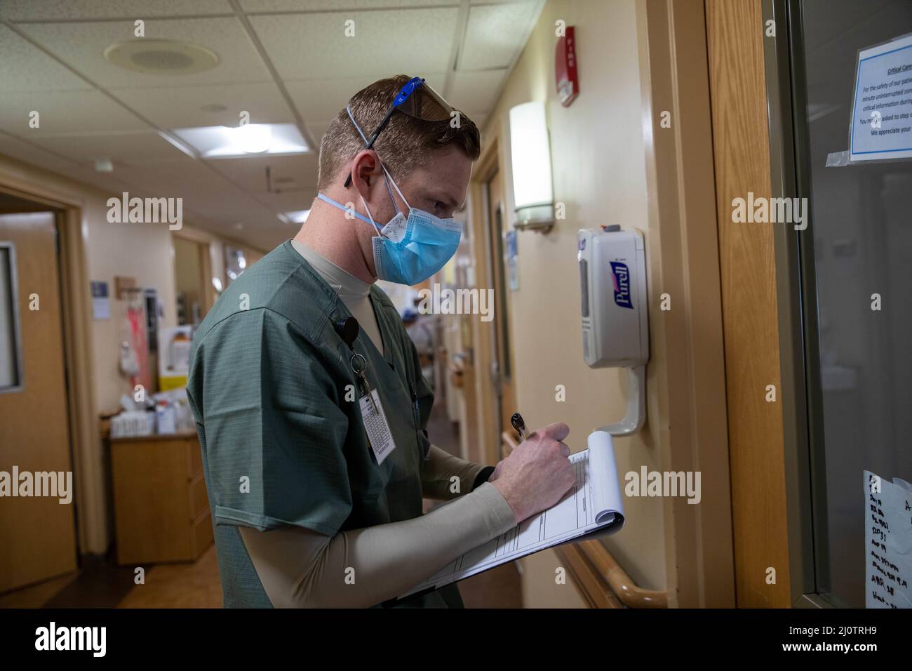 PROVIDENCE R.I. U.S. Army Sgt. Brandyn Laughlin, a respiratory