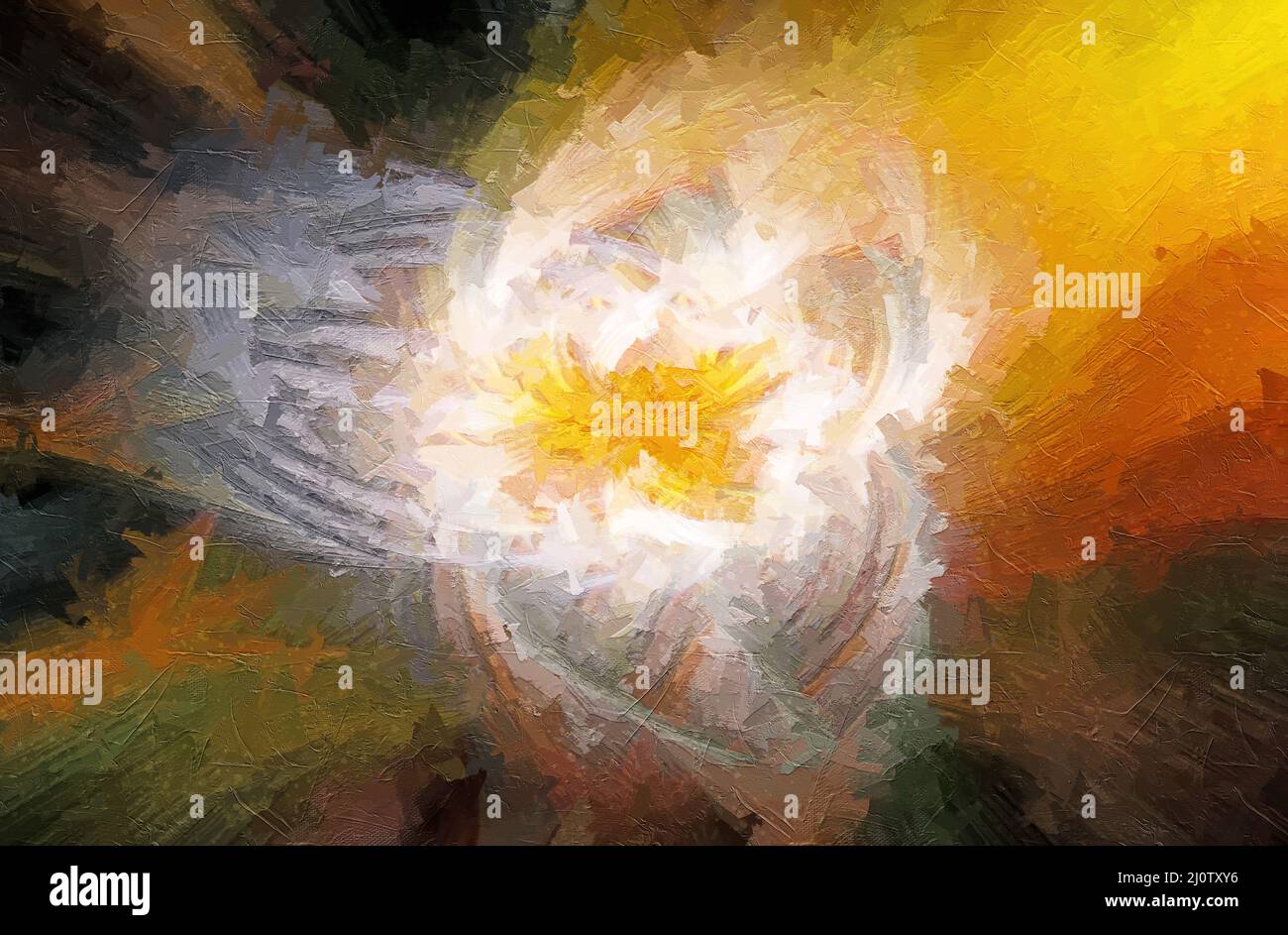 Multicolored texture painting. Abstract art background. Stock Photo
