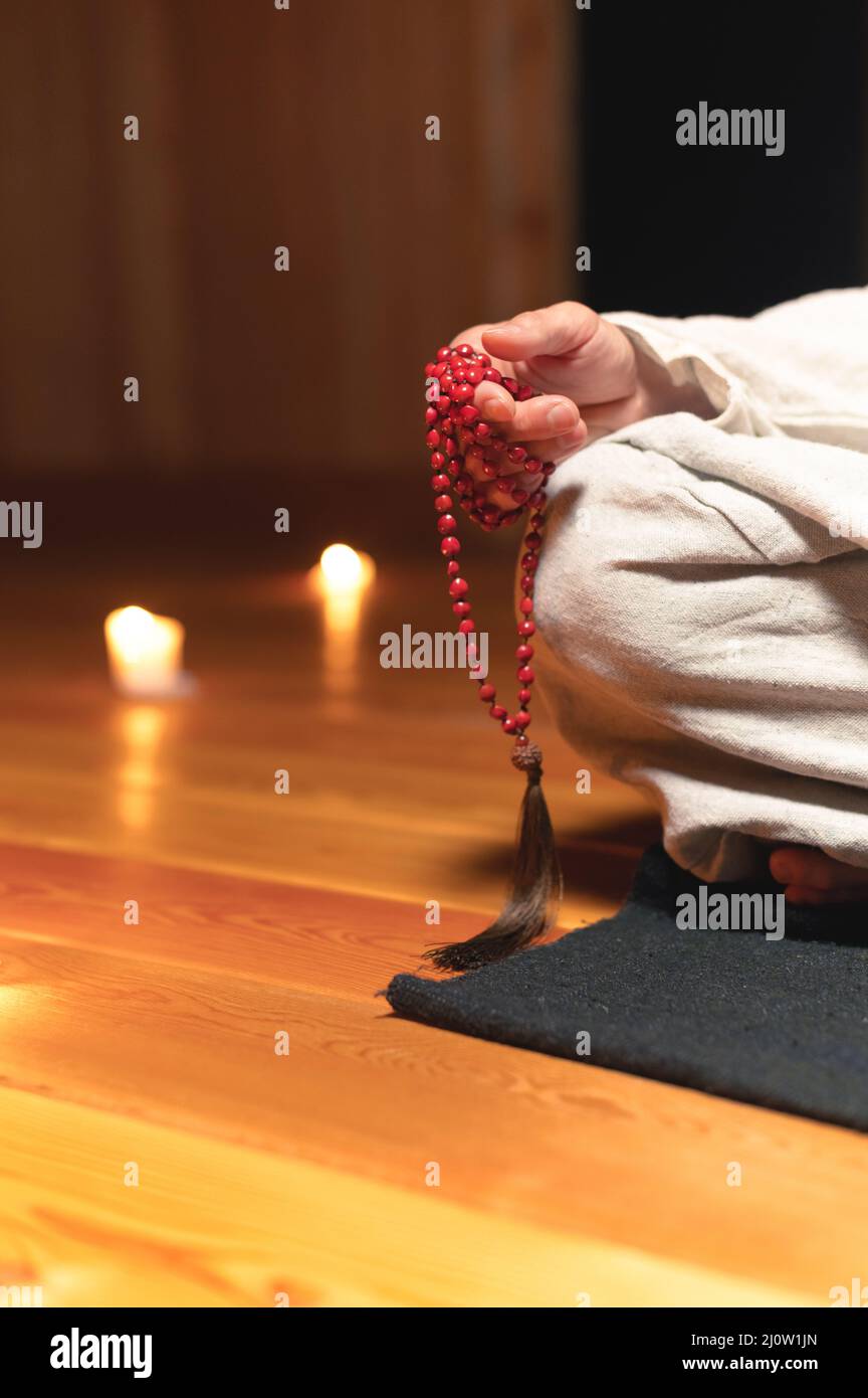 Mala beads hi-res stock photography and images - Alamy