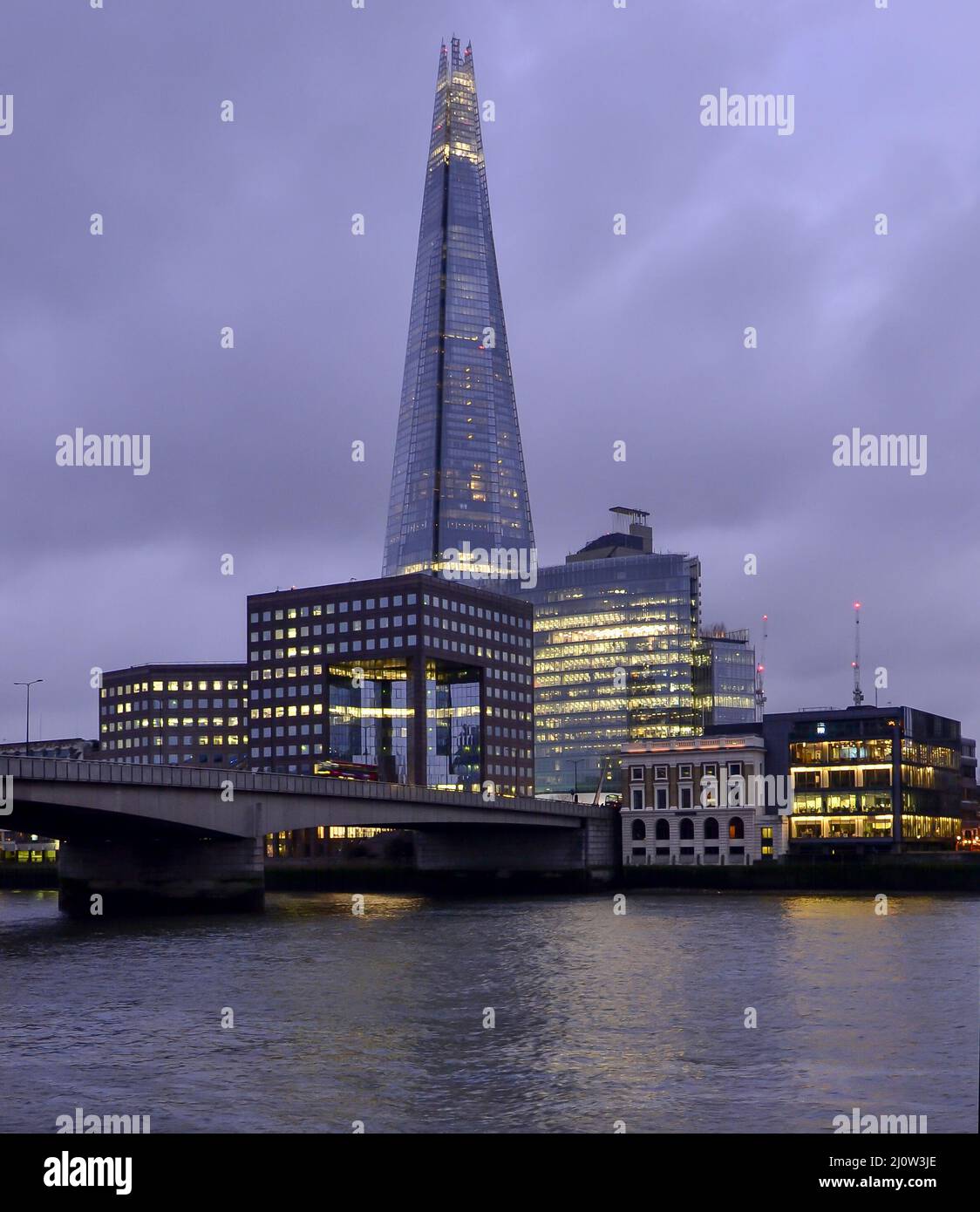 London , UK - February 14, 2015 : The Shard, the highest building in London.. Stock Photo