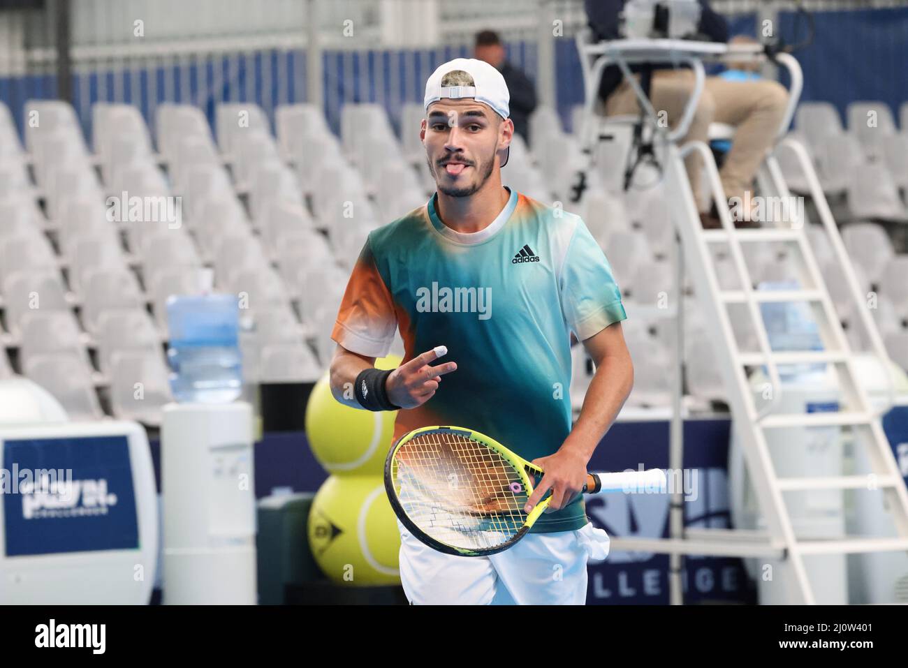 Jurgen Briand during the Play In Challenger 2022, ATP Challenger Tour tennis  tournament on March 20, 2022 at Tennis Club Lillois Lille Metropole in  Lille, France - Photo: Laurent Sanson/DPPI/LiveMedia Stock Photo - Alamy