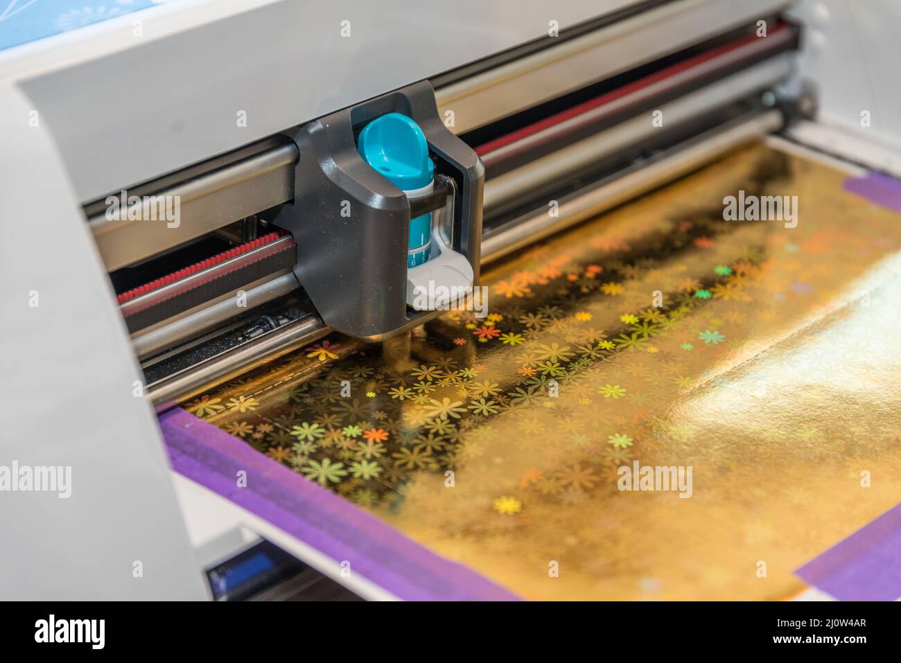 Digital output device - plotter and printer, IT Stock Photo