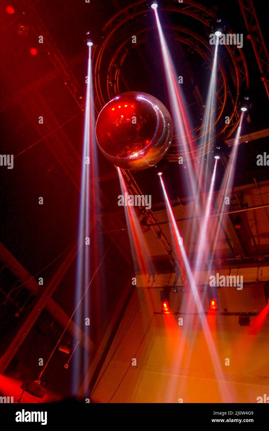 Image of the night club mirror ball Stock Photo Alamy