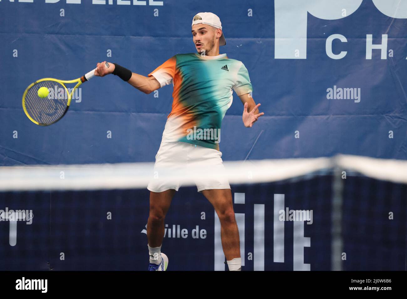 Jurgen Briand during the Play In Challenger 2022, ATP Challenger Tour tennis  tournament on March 20, 2022 at Tennis Club Lillois Lille Metropole in  Lille, France - Photo: Laurent Sanson/DPPI/LiveMedia Stock Photo - Alamy