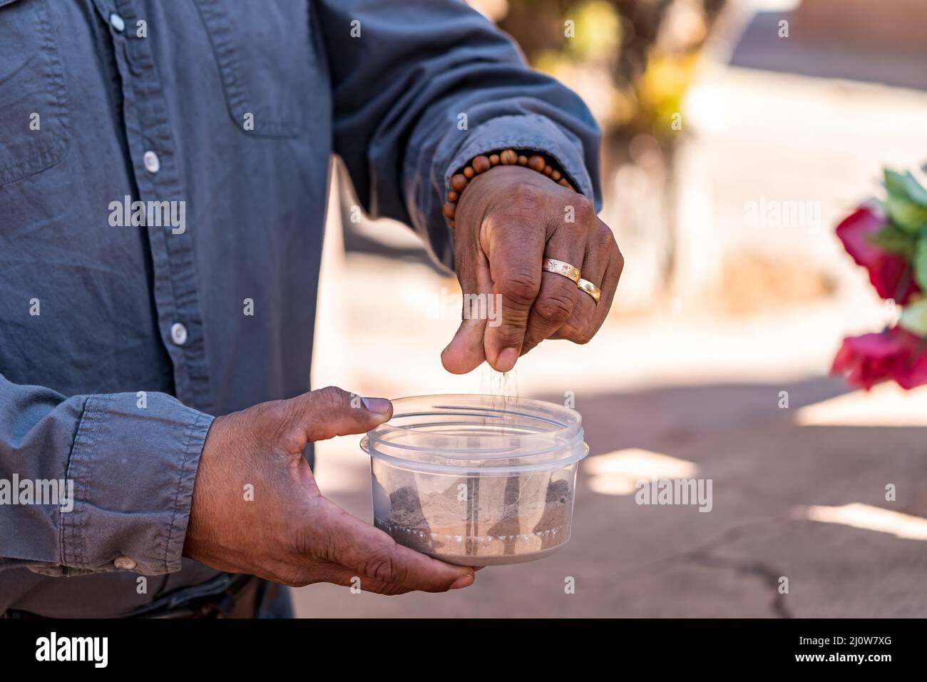The Holy Dirt of Chimayo in Northern New Mexico is believed to have