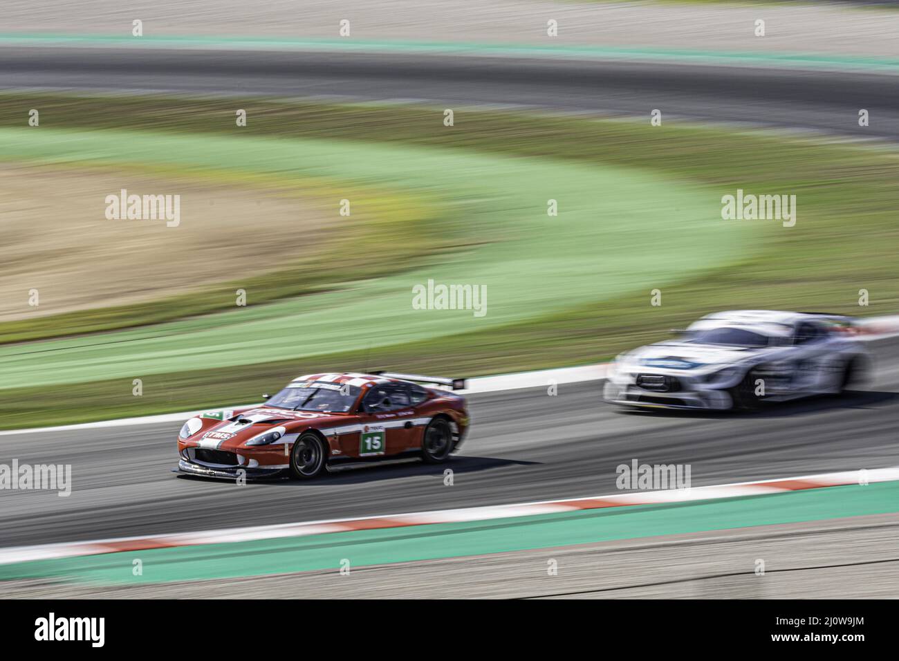 Racing car in the track, fast model G55 GT4 Stock Photo Alamy