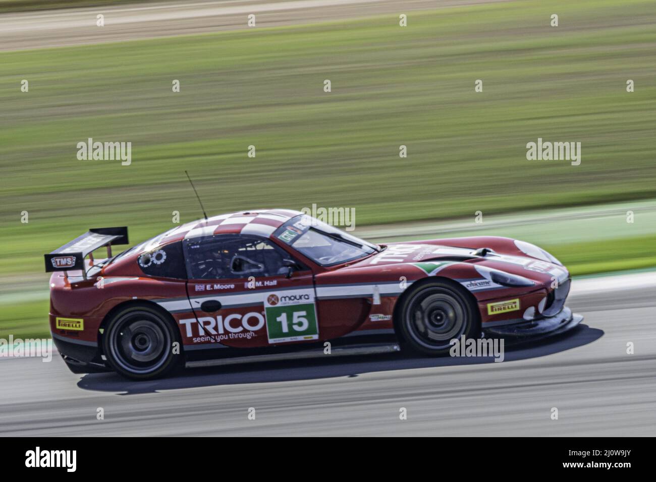 Racing car in the track, fast model G55 GT4 Stock Photo Alamy