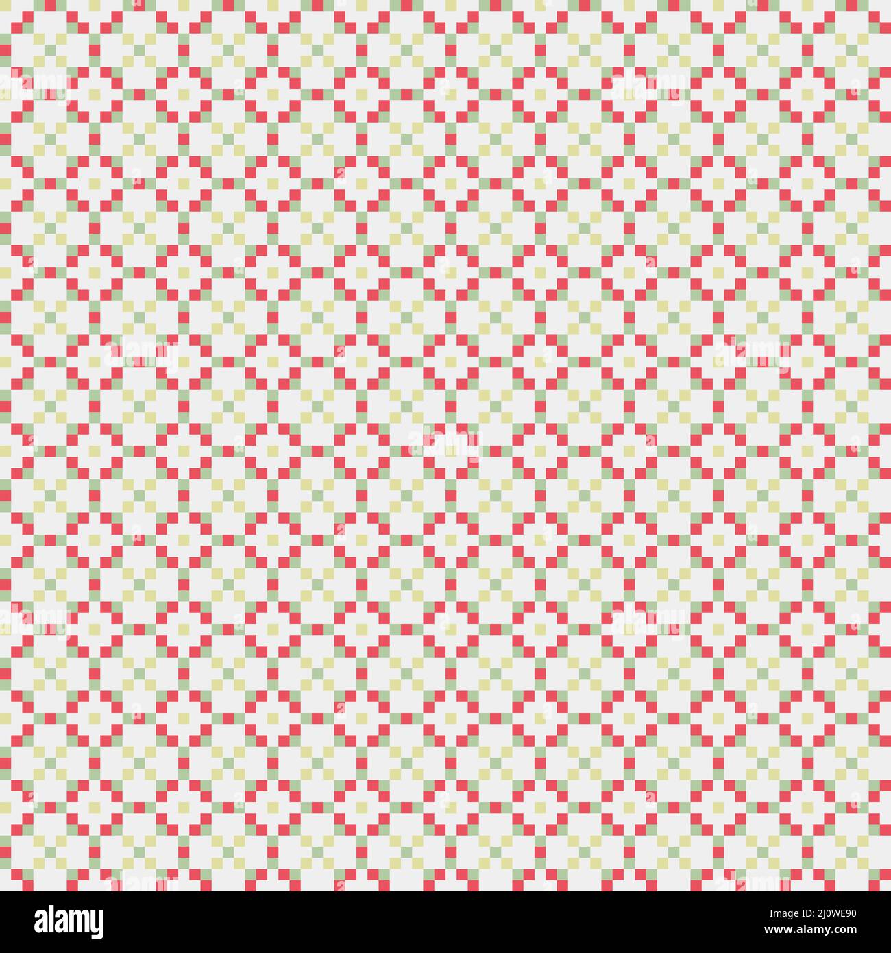 Abstract Cross-Pattern Dotted generative computational art illustration ...