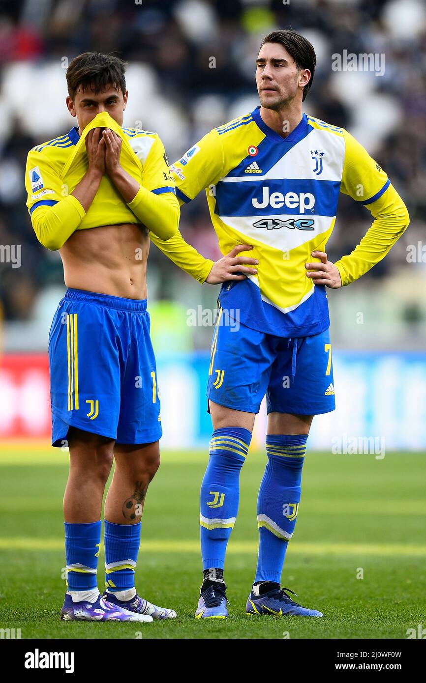 Turin, Italy. 16th May, 2022. Team of Juventus FC poses during the Serie A  2021/22 football match between Juventus FC and SS Lazio at the Allianz  Stadium. (Photo by Fabrizio Carabelli/SOPA Images/Sipa