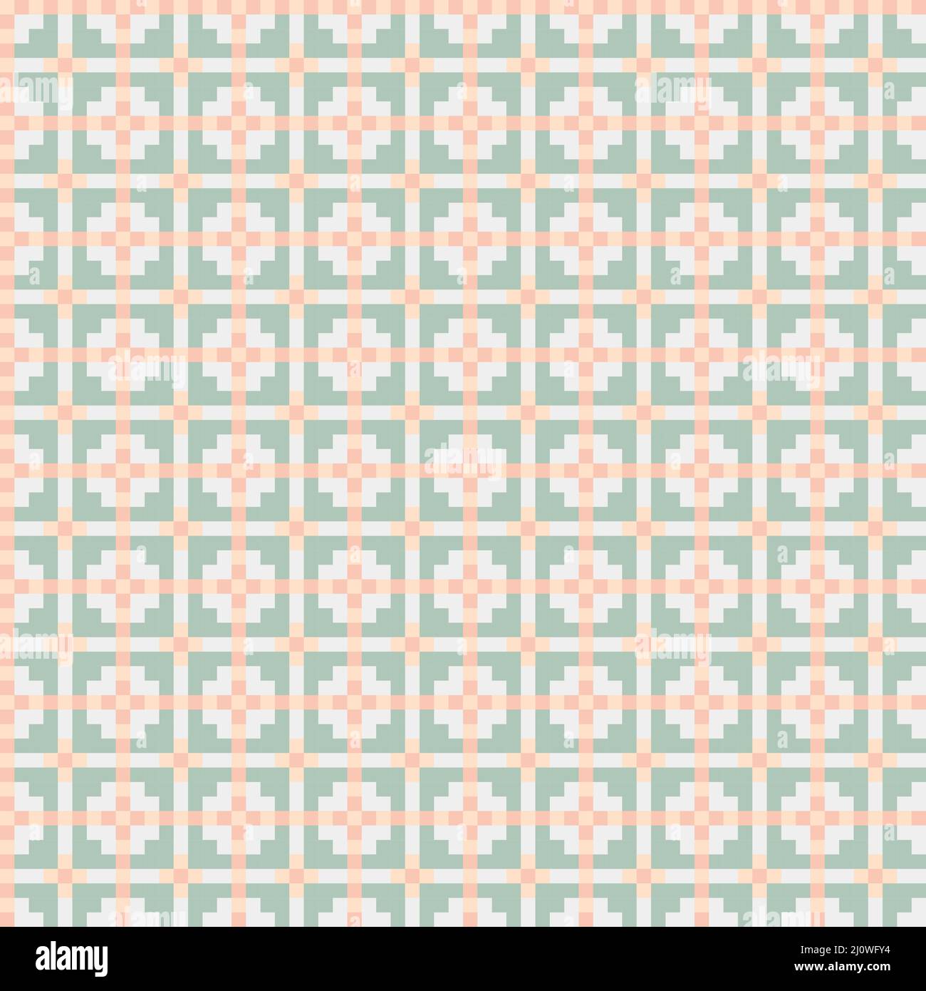 Abstract Cross-Pattern Dotted generative computational art illustration ...