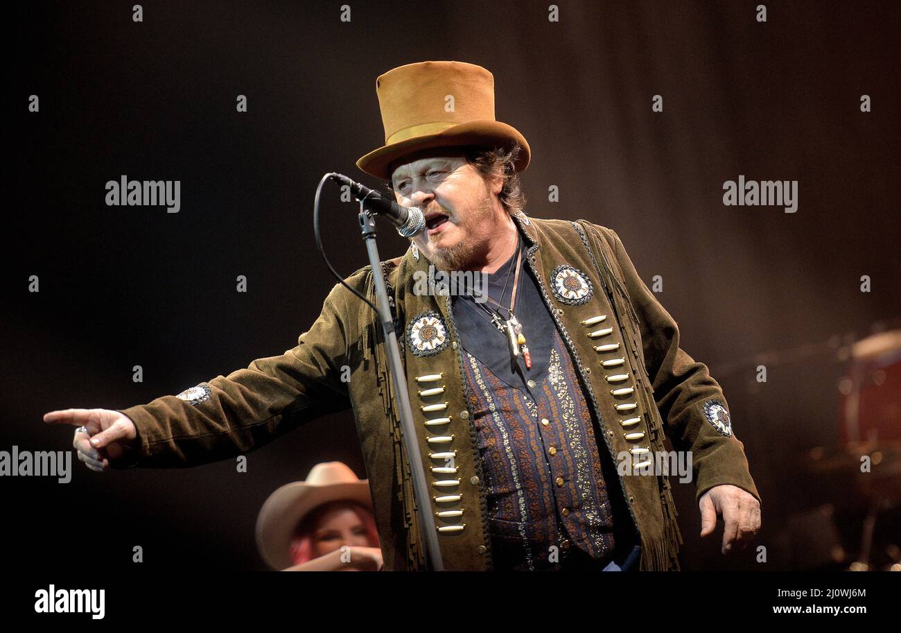 Zucchero performs live on stage at lolympia in Paris Stock Photo