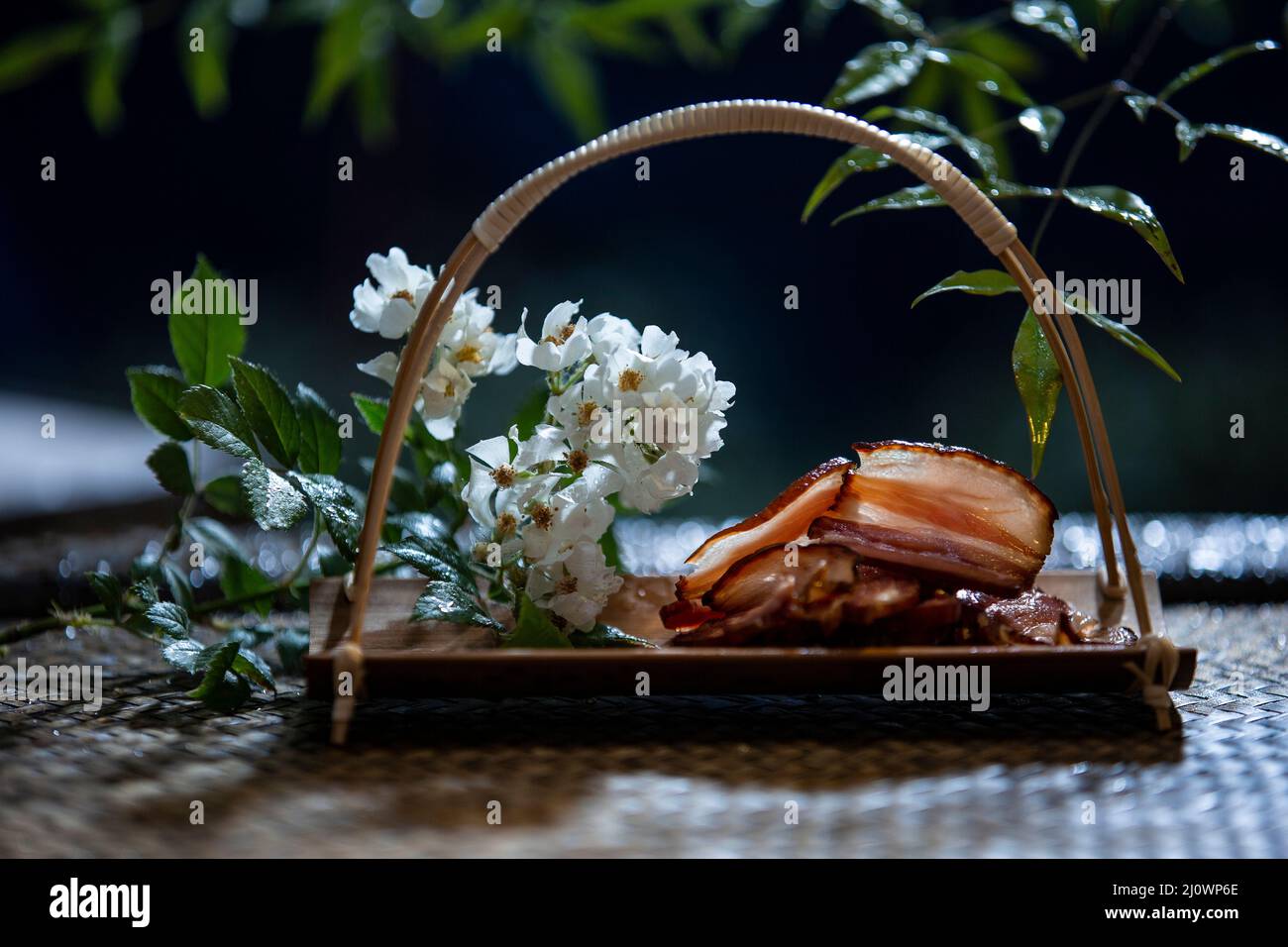 Chinese cuisine cured meat Stock Photo Alamy