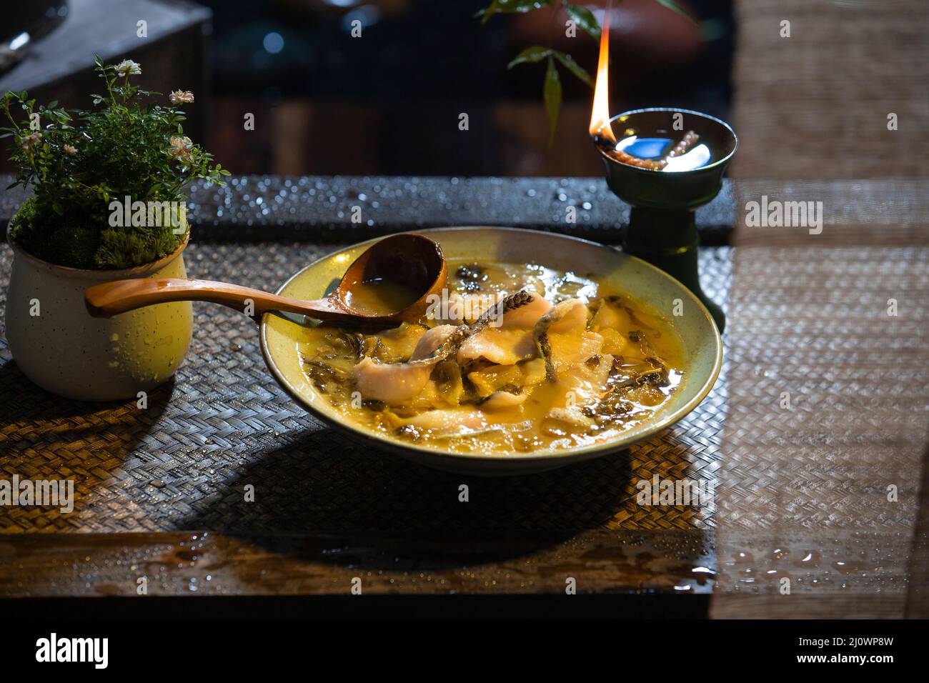 Chinese traditional cuisine sauerkraut fish Stock Photo Alamy