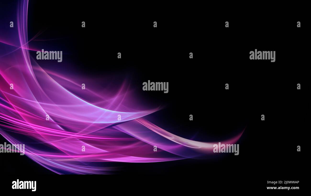 Smooth dark flowing gradient waves hi-res stock photography and images ...
