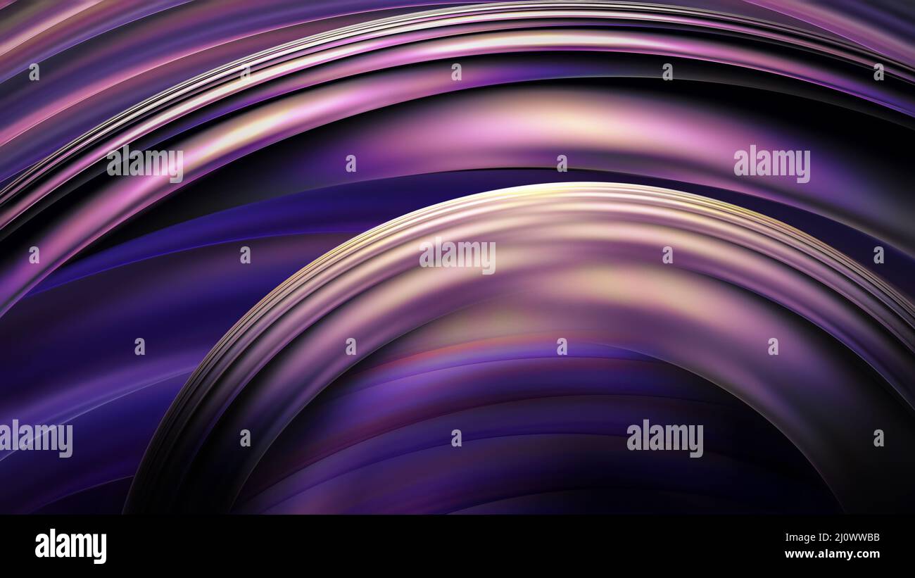 Abstract 3D Chrome Background Stock Photo Alamy
