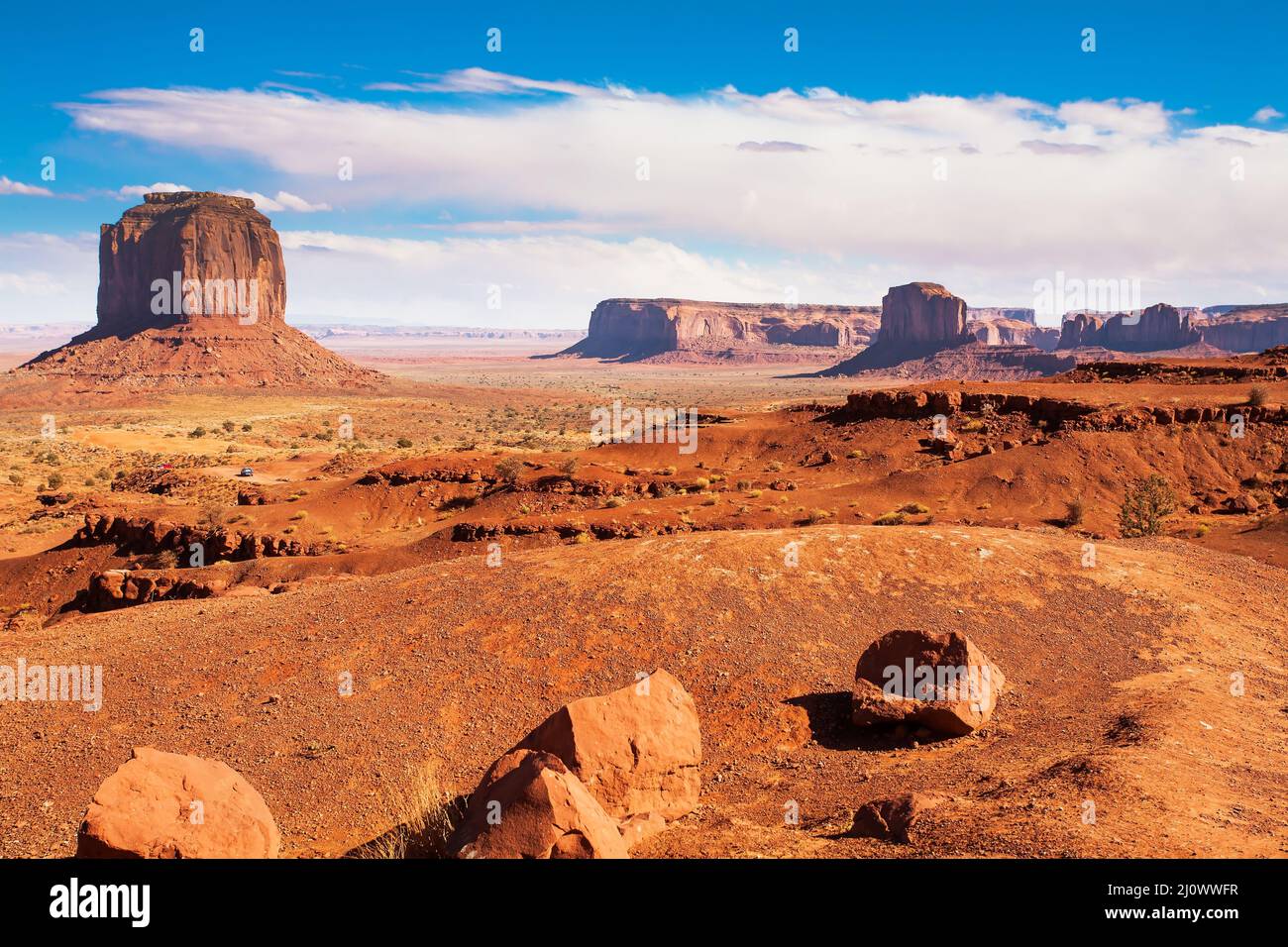 The Indian Navajo Reservation Stock Photo