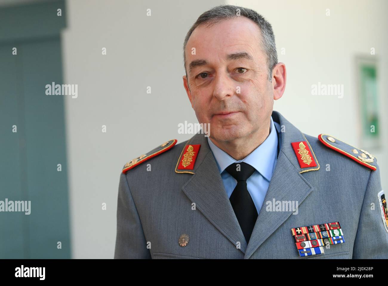 Berlin, Germany. 18th Mar, 2022. Major General Carsten Breuer, head of ...