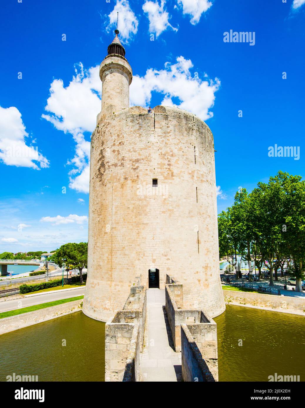 The tower of Constance and atique walls Stock Photo