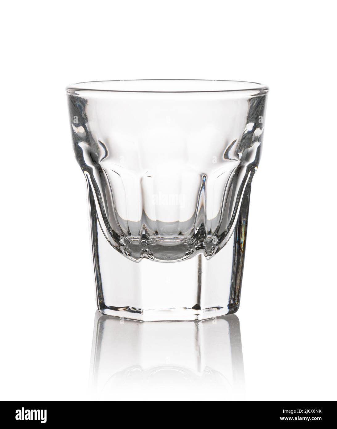 Glass on a white background Stock Photo
