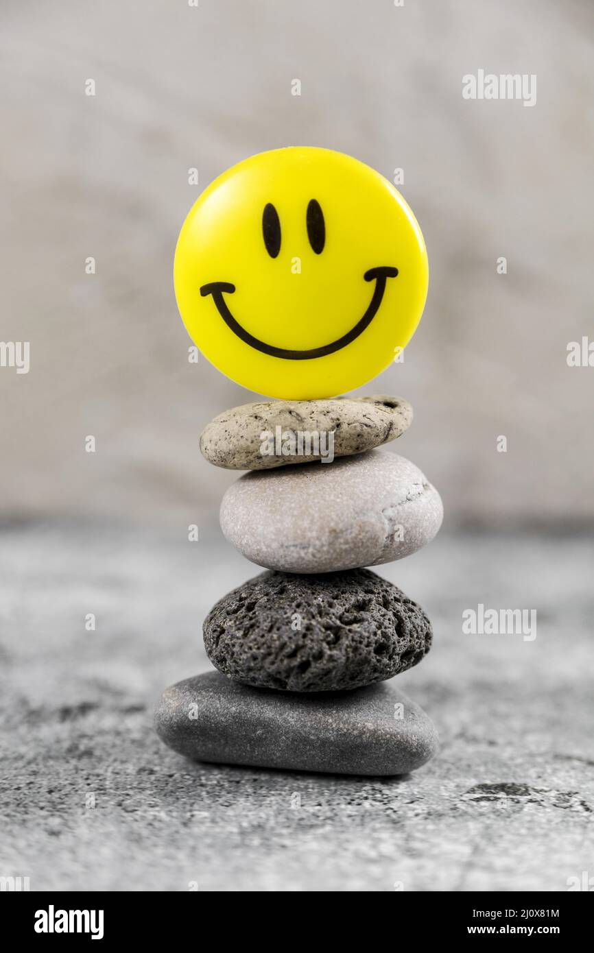 Assortment with happy emotion. High quality beautiful photo concept Stock Photo