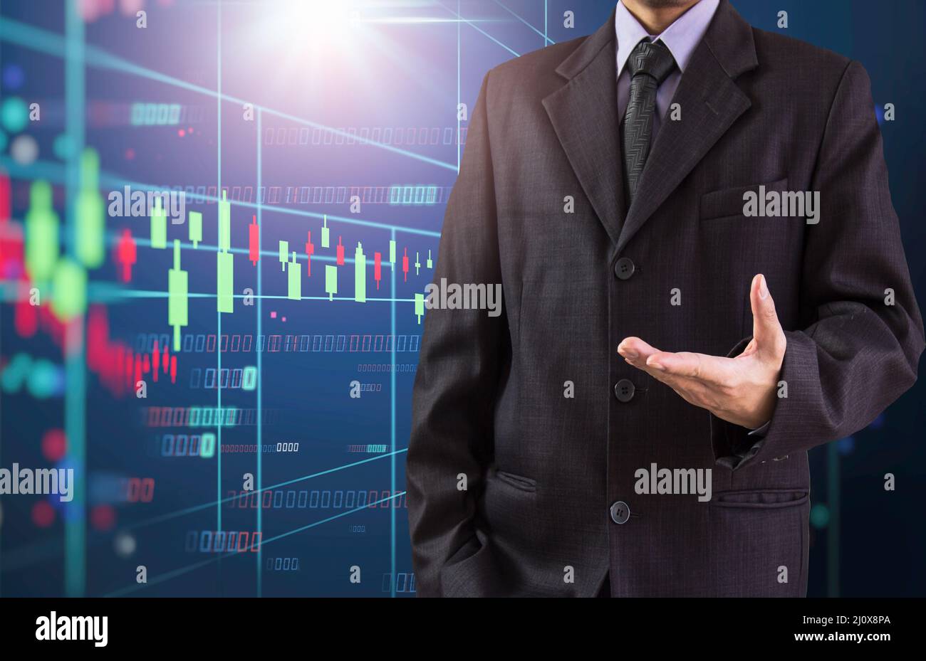 financial investment stock market trend stock vector... Stock market or forex trading graph and candlestick chart suitable for ...