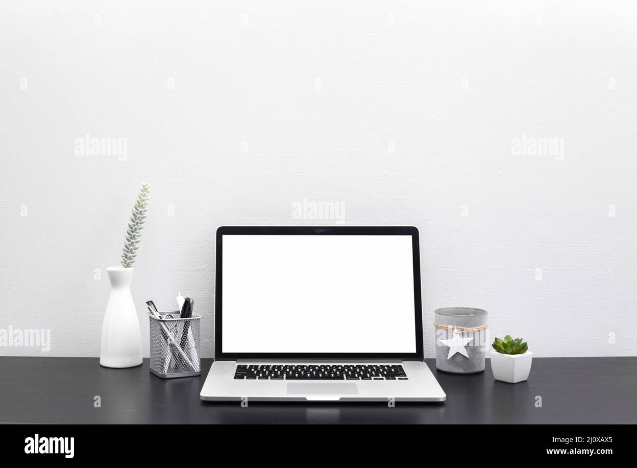 Office desk still life Stock Photo - Alamy