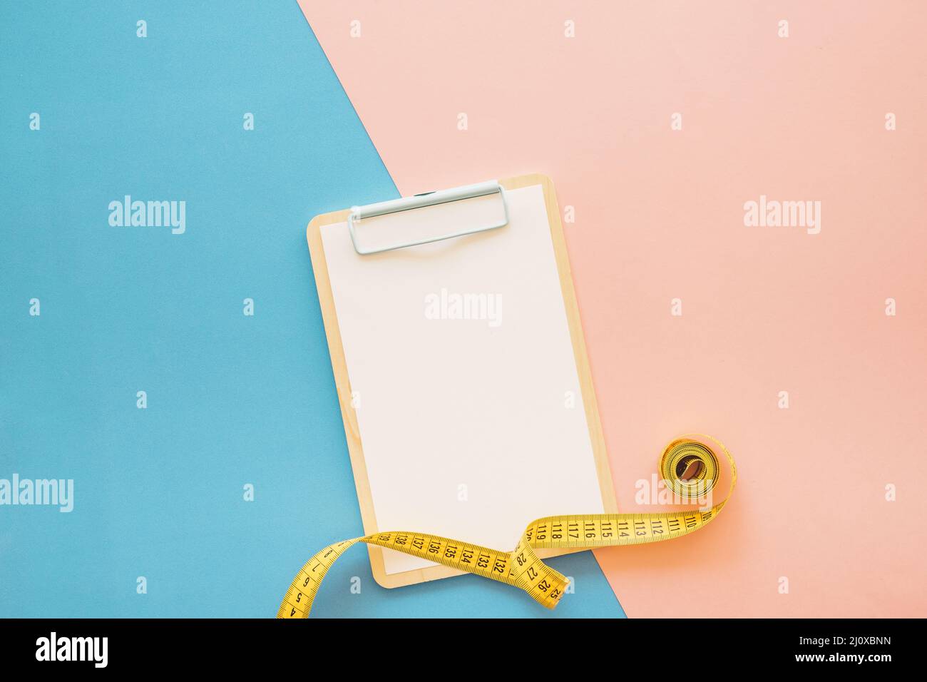 Training decoration with tape measure clipboard. High quality beautiful