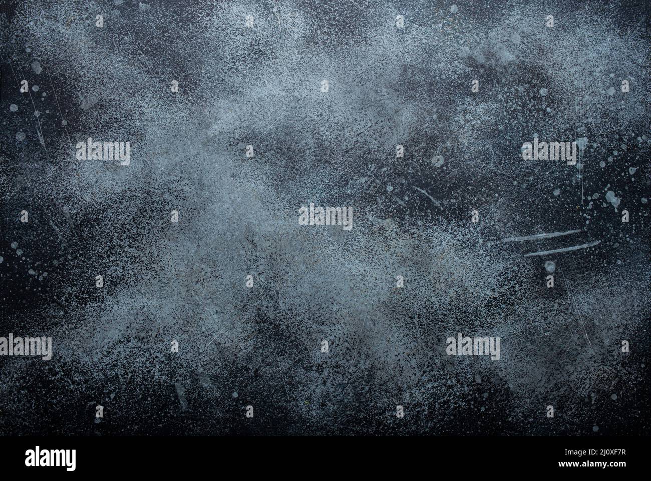 Grey blue abstract rustic concrete blank background or backdrop with space for text Stock Photo