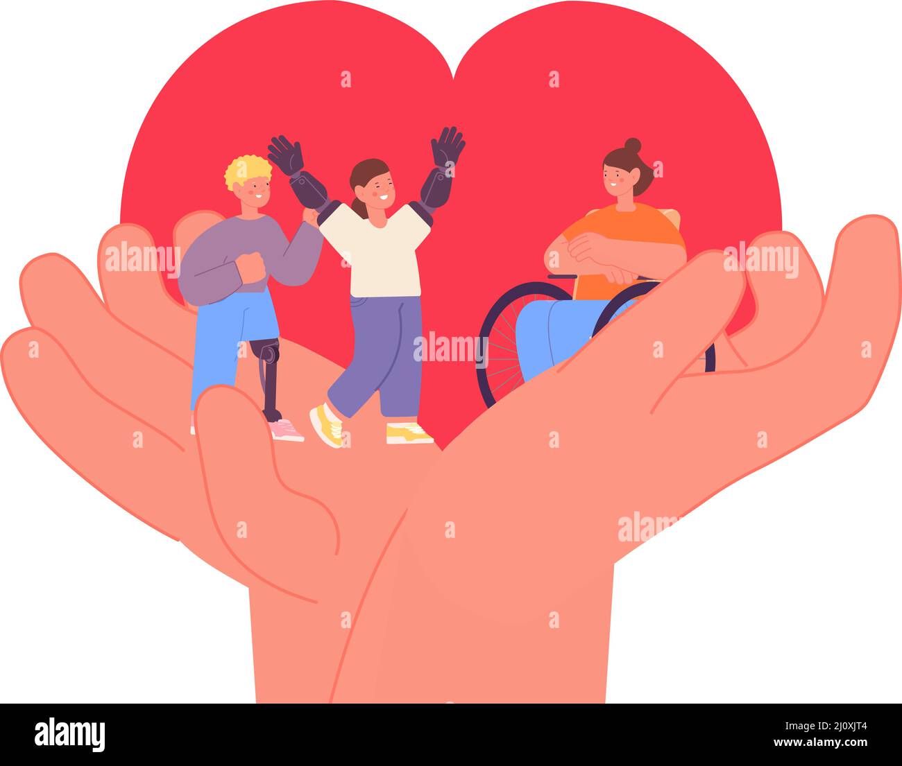 Health and social care cartoon hi-res stock photography and images - Alamy